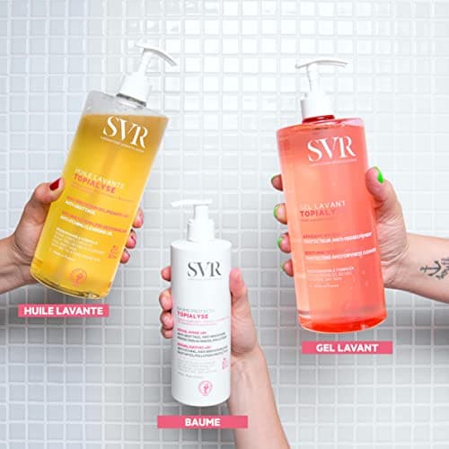 SVR - Topialyse Huile Lavante - Huile nettoyante relipidante anti-grattage 24H - Pour peaux sèches à atopiques - Omégas 3-6-9, niacinamide, prébiotiques - 1000 ml - Image 6