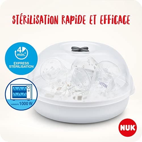 NUK Micro Express Plus Microwave Steam Baby Bottle Steriliser - Image 3