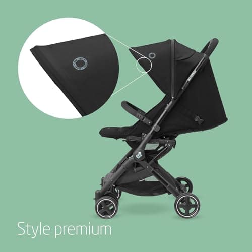 Maxi-Cosi Lara², Poussette Canne, 0-4 ans, 0-22 kg, Poussette Bebe Légère et Compacte, 3 Positions d'Inclinaison, Position Allongée, Pliage Automatique, Bandoulière, Essential Black - Image 6
