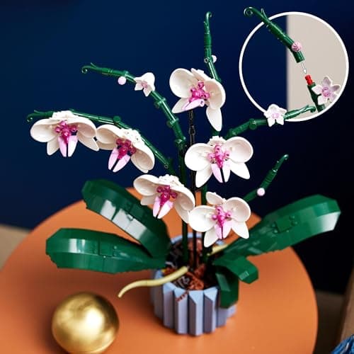 LEGO Botanicals L’Orchidée - Plantes ou Fleurs Artificielles d'Intérieur pour Décoration de Maison - Loisirs Créatifs pour Adulte - Idée Cadeau pour Femme ou Homme 10311 - Image 4