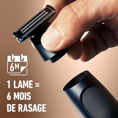 Gillette King C Electric Beard Trimmer for Men, Wireless, Waterproof, Replaceable Metal Blade, Men's Beard Set with 4 Interchangeable Combs for Trimming and Shaving, CenterCut Technology - Image 8