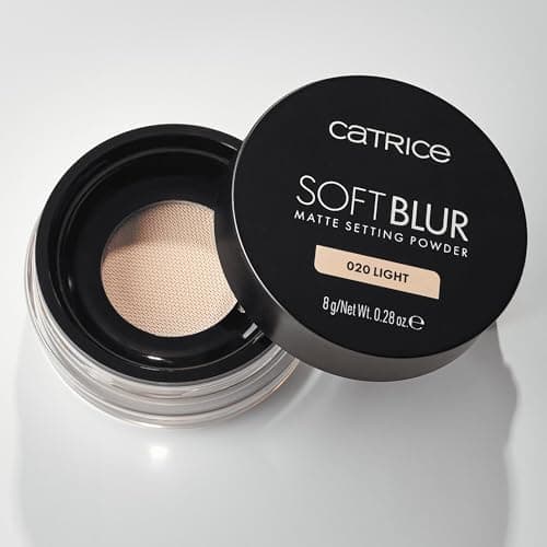 Catrice Soft Blur Matte Setting Powder 020 Light, fini mat, poudre respirante, longue tenue, pour fixer le maquillage, formule légère, 8g - Image 4