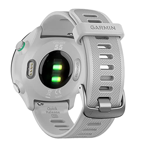 Garmin – Forerunner 55 - Montre GPS Multi-activités Running avec Fonctions d’Entrainement Coach et Cardio au Poignet – Blanche - Image 4