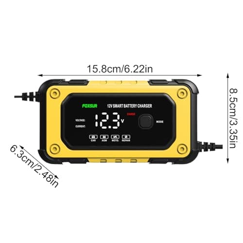 Car Battery Starter, Portable Battery Booster with LCD - Powerful 12V Equipment for Automobiles, Trucks and Road Emergency - Image 6