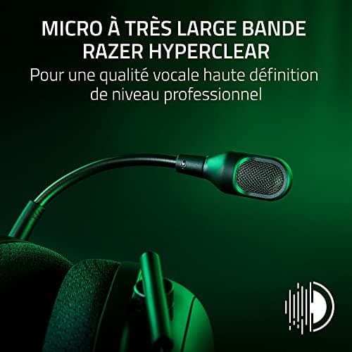 Razer BlackShark V2 Pro (2023) for PC - E-Sports Premium Wireless Headphones (HyperClear Super Wideband Microphone, TriForce Titanium 50mm, Bluetooth, Battery up to 70 hours) Black - Image 6