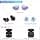 6 Pairs of Replacement Silicone Tips for Samsung Galaxy Buds 2 - Fit in Case Tips (Black, SML) - Image 3