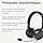 Amazon Basics Supra-Ear Wired Computer Headset with Adjustable Microphone, 3.5mm Port or Built-in Control with USB-A Port, Foldable, Size S/M, Black - Image 3
