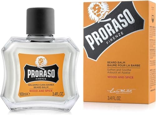 Proraso | Wood & Spice Beard Balm (100ml Bottle) - Softening and protective beard balm against itching and discomfort - Made in Italy - Image 3