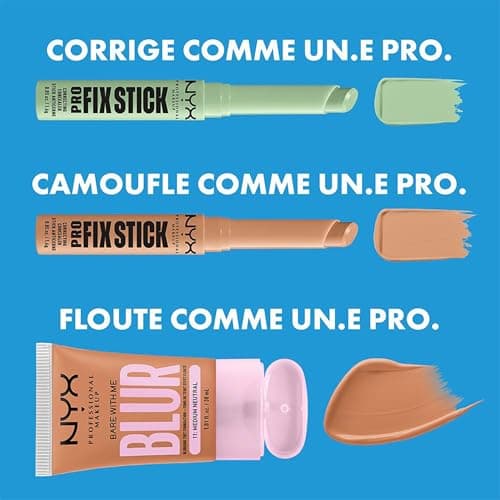 NYX Professional Makeup Concealer Stick, Covers Blemishes, Dark Spots and Bleaching, 12H Hold, Vegan, Pro Fix Stick, Shade : Dark Peach - Image 7