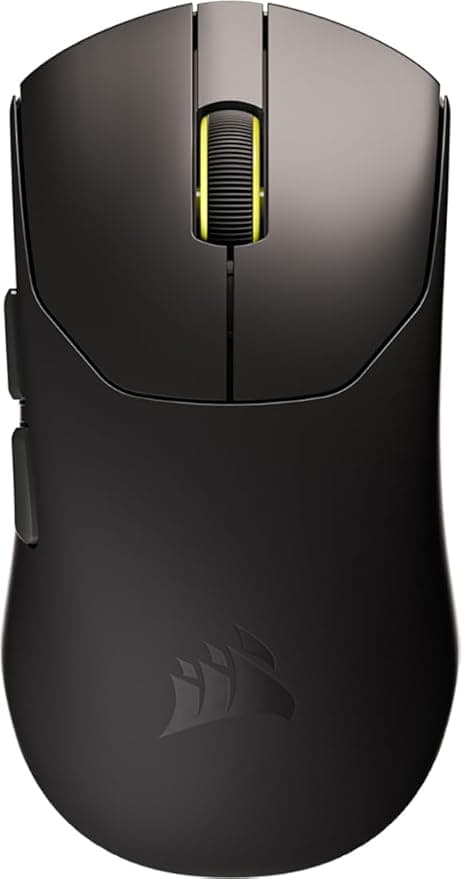Corsair CORSAIR Sabre v2 Pro Ultralight Wireless Gaming Mouse - 33,000 DPI, 36g Weight, 8,000 Hz Polling, Mechanical Switches, Up to 70 Hours Battery Life, Corsair Web Hub - Black