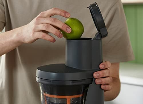 Kenwood Küchengeräte PureJuice Pro JMP85.00SI Homemade Juice Juicer, XXL Opening Whole Fruits, with Low Speed Rotation Preserve Important Vitamins, 230 W, Silver - Image 4