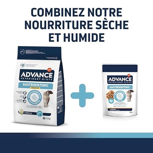 Advance Veterinary Diets Gastroenteric Sensitive, Dry Food for Cats with Gastrointestinal Disorders, 7.5 kg - Image 9