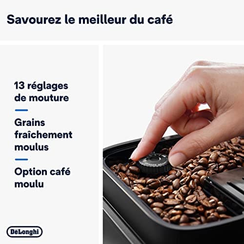 De'Longhi Magnifica Evo, Coffee and Cappuccino Machine with Grain Grinder, ECAM292.81.B, Black - Image 4