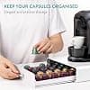 Navaris Coffee Capsule Drawer – Storage Holder for Nespresso Coffee Machine Pod Holder – Pod Holder Dispenser 50 Capsules – White - Image 4