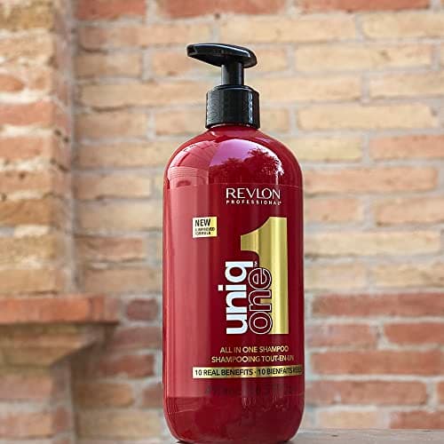Revlon Professional UniqOne - Shampoing et Après shampoing 2en1 - Soin des Cheveux, Formule Vegan - Tous Types de Cheveux - Shampoing Hydratant - 490ml - Soin Cheveux Secs et Abimés - Image 4
