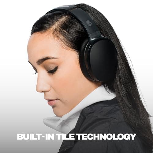 Skullcandy Hesh ANC Wireless Noise Cancelling Supra-Ear Headphones with 22 Hours Battery Life Microphone, Compatible with iPhone + Android + Bluetooth Devices - Black - Image 6