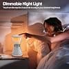 AFEXOA Luminous Alarm Clock, Digital Alarm Clock with Multi-coloured Night Light, 5 to 90 Minutes Hourglass Timer, Morning Alarm Clock with Snooze Function and 7 Ringtones, Dimmable Bedside Lamp for - Image 4