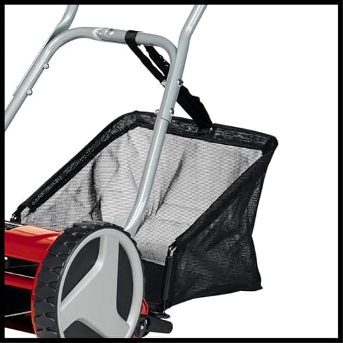 Einhell Tondeuse à Gazon Manuelle GC-HM 300 (Jusqu’à 150 m², Cylindre de Coupe, 5 Lames en Acier, réglage de la Hauteur de Coupe sur 4 Niveaux de 13 à 37 mm, bac de ramassage de 16 litres) - Image 8
