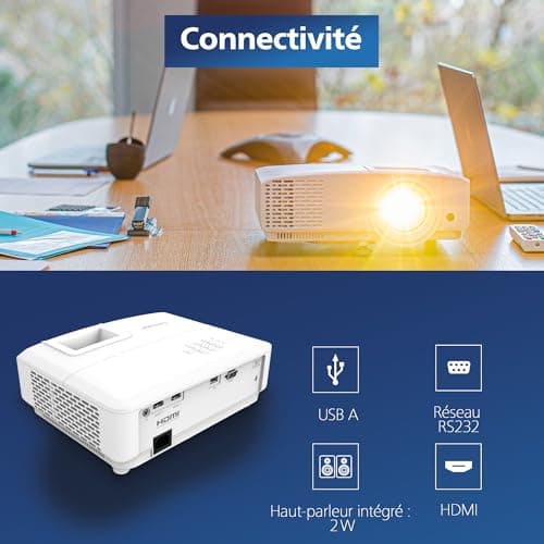 Philips, Propix 850, Professional Projector, DLP, Home Cinema, Advanced Image Correction, 1920 x 1080 Pixels, Full HD, 2 Watt Internal Speakers, Lumens: 4000 ANSI, White - Image 6