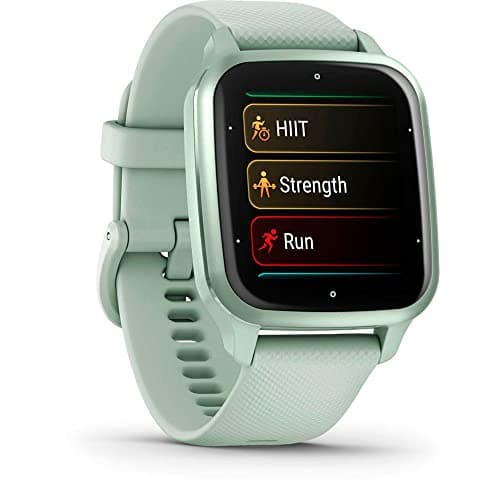 Garmin Venu Sq 2 - Montre connectée GPS Multisports avec écran AMOLED et Suivi santé - Metallic Mint avec Bracelet Vert d’Eau - Boîtier 40 mm - Image 7