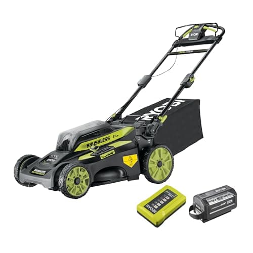 RYOBI 36V MaxPower Brushless Towed Lawnmower - 51 cm Cut - 1 x 6.0Ah Battery - 1 x Fast Charger - RY36LMX51A-160 - Image 2