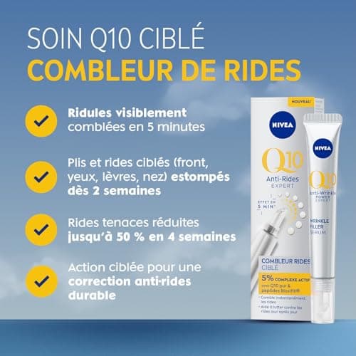 NIVEA Q10 Expert Anti-Wrinkle Treatment Targeted - Forehead, Eyes, Lips, Chin - Firms - Effective In 5 Minutes - Q10 & Bioxifill Peptides - All Skin Types - 15ml - Image 3