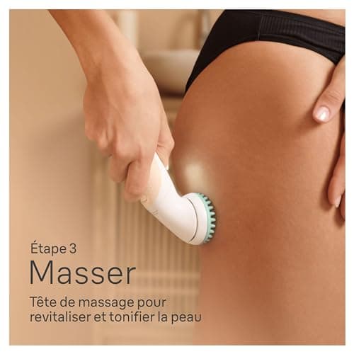 Braun Epilateur Electrique Pour Femmes Silk-épil 9 9-681 3D, Tête Flexible 360°, Etanche, Sans Fil, Kit De Spa Tout-En-Un Avec Accessoire FaceSpa, Mini-Rasoir Visage, Tête Exfoliante, Tête De Massage - Image 6