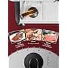 200W Electric Ham and Sausage Slicer, 2 Detachable Blades 19 cm, 0-15 Thick Precise Groove Switch for Safe Use, for Bread, Ham, Cheese and Meat, Silver - Image 7