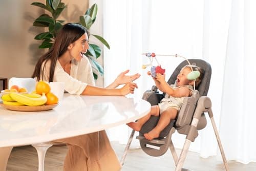 Chicco - Chicco Polly Armonia Highchair Play Bar, Highchair Accessory, Develops Baby Coordination, 0.01m Plus, with Detachable Plush Toys and Teething Ring - Image 6