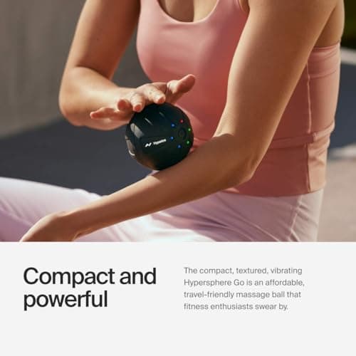 Hyperice Hypersphere Go Vibrating Massage Ball for Muscle Recovery, Myofascial Release and Pain Relief - Portable Fitness Massager Perfect - Image 3