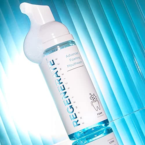 REGENERATE - Bain de Bouche Expert Antibactérien - Formule Moussante - Protège et aide à prévenir les caries pour des dents 3 fois plus fortes - Goût menthe fraîche - Cliniquement prouvé - 50ml - Image 5