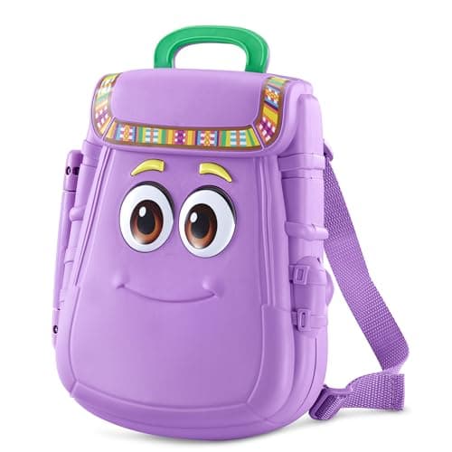 VTech - Dora The Explorer Educational Backpack - Sakado Magic Slate with interactive pen La Carte, 12 Dora Activities and Games - Gift for Children from 3 Years to 7 Years - Content in French and - Image 3