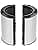 2 in 1 HEPA + Carbon Replacement Filter Compatible for Dyson HP04 TP04 DP04 PH04 HP09 TP09 HP07 TP07 PH03 PH01, H13 Grade True HEPA - Image 2