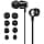kwmobile 8 x Replacement Tips for Sennheiser CX 300S / CX 6.00BT / Momentum In-Ear Silicone Earbuds Black - Image 2