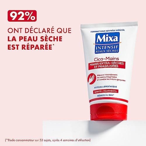 Mixa Cica-Mains Crème Mains Reparatrice Intense, Lot de 2 x 50 ml - Image 7