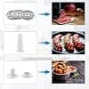 2000W Electric Meat Grinder with 3 Perforated Metal Discs, Kebbe Mouthpiece and Pastry Tip, Sausage Filler, 4 in 1 Food Processor for Meat and Sausage - Image 4