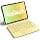 Inateck Keyboard Case for iPad 11th/10th Gen, for iPad 10th (10.9")/ 11th (2025 A16), Air 11" M3/M2, Air 6/5/4th, Pro 11 4th/1re, Ultralight Detachable Keyboard with Touchpad, Grey AceTouch Yellow - Image 2
