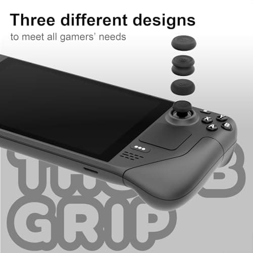 Skull & Co. Skin Thumb Grip Set, CQC and FPS Joystick Cap, Analog Stick Cap for Steam Deck/Steam Deck OLED and ROG Ally/ROG Ally X - Black, 3 Pairs (6 Pieces) - Image 6