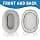 Adhiper WH-CH710N Soft Protein Leather & Memory Foam Replacement Ear Pads Compatible with Sony WH-CH700N, WH-CH710N, WH-CH720N Headphones - Image 7