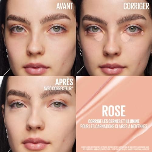 Maybelline New York - Instant Eraser - Colour Corrector - Corrects Redness, Dark Circles, Spots and Blemishes - Long-Lasting 12H - Shade : Pink - 5 ml - Image 5