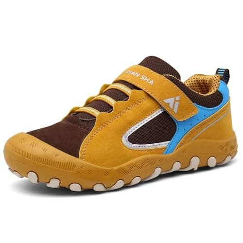 Mishansha Unisex Hiking Shoes Children Breathable Non-Slip Trekking Shoes for Boys Girls Size 7-5 UK - Image 3
