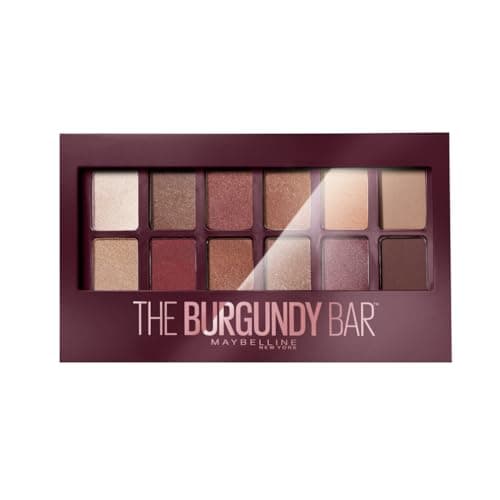 Maybelline New York – Palette Fards à Paupières – The Burgundy Bar – 12 couleurs - Image 2