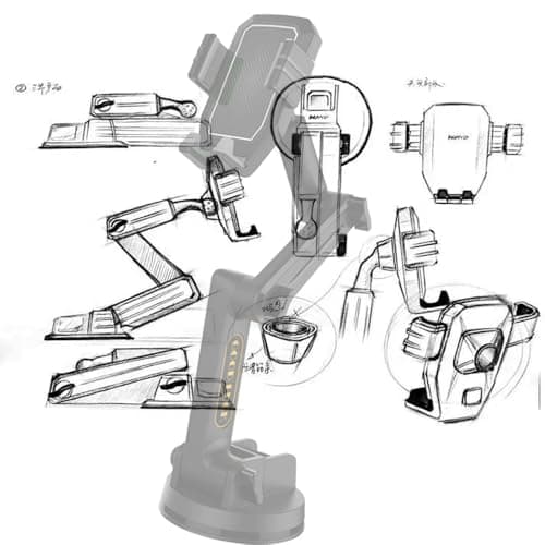 Mobile Phone Holder for Truck, Car, Motorcycle and Off-Road Vehicle - Super Suction Cup and Stable, Adjustable Gooseneck, High Quality Finish, Easy to Use, Compatible with - Image 7