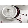 STAUB White Truffle Round Casserole Dish - Size - 24 cm - Image 7