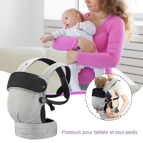 Porte-Bébé Face Au Monde - Équipement De Sortie Réglable Souple Ergonomique Et Léger | Porte-Bébé Confortable Pour Papa Et Maman - Pour Voyage, Avion, Activités Quotidiennes, Portage, Transport, Pouss - Image 4