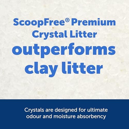 PetSafe - ScoopFree Premium Litière pour Chat Non Agglomérante en Cristal - Contrôle des Odeurs, sans Poussière - sans Parfum, Paquet De 2 - Image 6