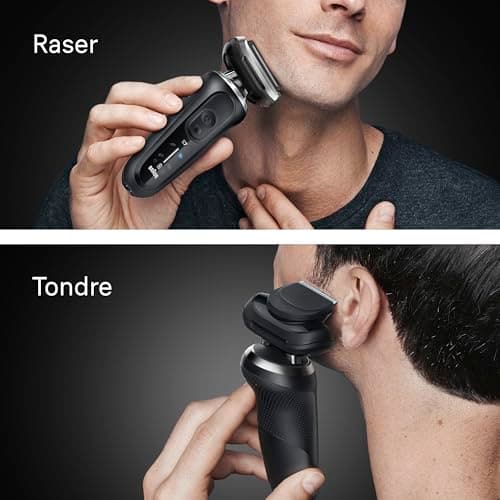 Braun Men's Electric Shaver Series 7 72-N4200csBlack, Waterproof, Flexible Blades for Shaving the Face, 3 Beard Shaving Modes, with Precision Trimmer, Set with Cleaning Brush - Image 6