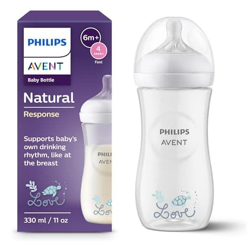 Philips Avent Biberon Natural Response 330 ml à débit 4 (3 mois et plus), SCY906/11 - Image 3