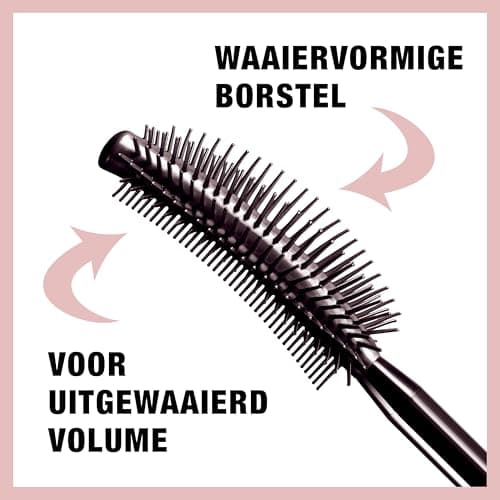 Maybelline Lash Sensational Full Fan Effect Mascara Black Waterproof 10ml - Image 4