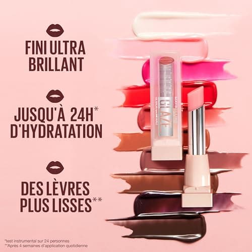 Maybelline New York - Moisturizing Oil Balm - Smooth and shiny lips - Lacquer effect - Enriched with Hyaluronic Acid and Cherry Extract - Lifter Glaze - Shade : 007 Berry Haze - Image 4